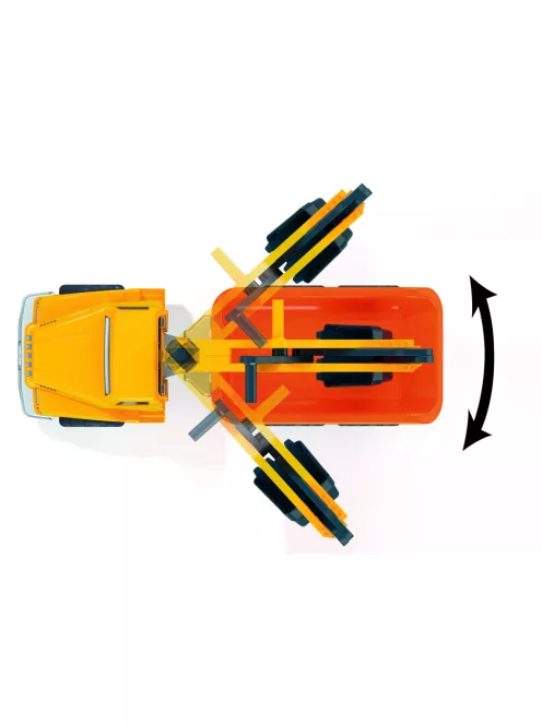 Androni Nagy teherbírású markoló utánfutóval, Giant trucks