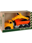 Androni Nagy teherbírású markoló utánfutóval, Giant trucks