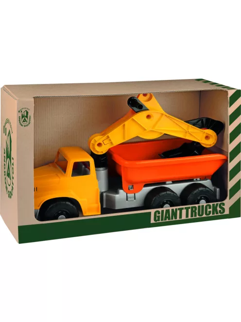 Androni Nagy teherbírású markoló utánfutóval, Giant trucks