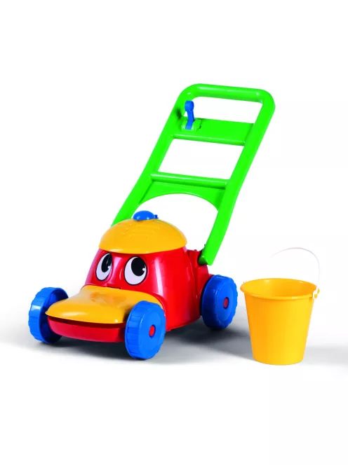 Androni Kacsa formájú gyerek fűnyíró vödörrel