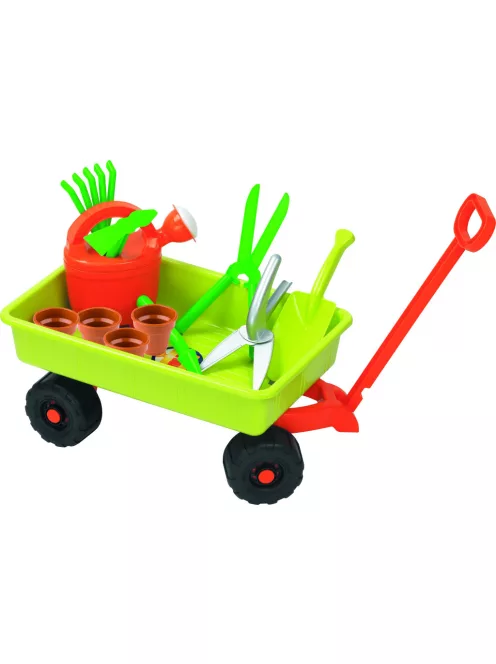 Androni Green Garden kerti kiskocsi, eszközökkel