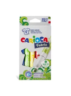 Carioca - Fabric filctoll 6 db-os