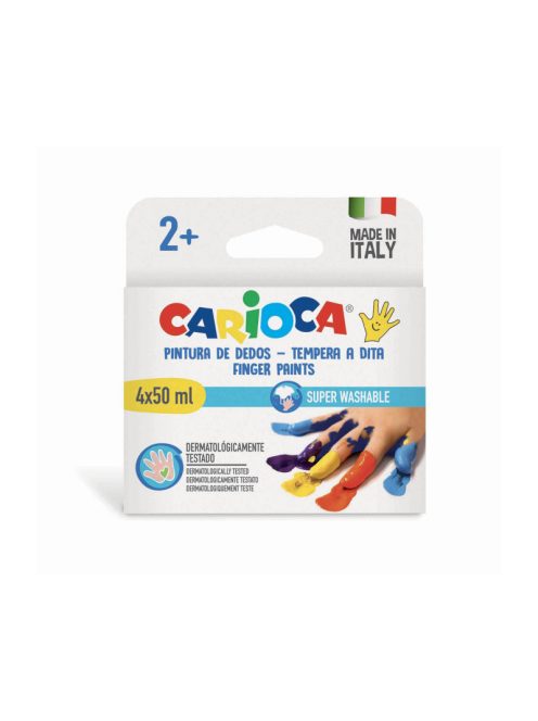 Carioca - ujjfestékek 4x50 ml 