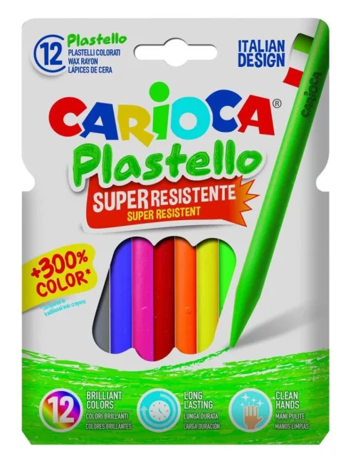 Carioca - Plastello zsírkréta 12 db-os