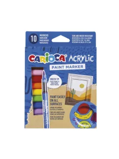 Carioca - Akril ecsetfilctoll  10 db-os