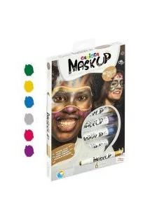 Carioca - Arcfesték készlet - metál 6 db-os