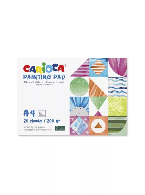 Carioca - Rajzlap tömb festéshez A4-es 20 oldalas  