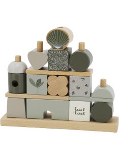   Label Label montesszori formaépítő rudas fa építőjáték  - Oliva