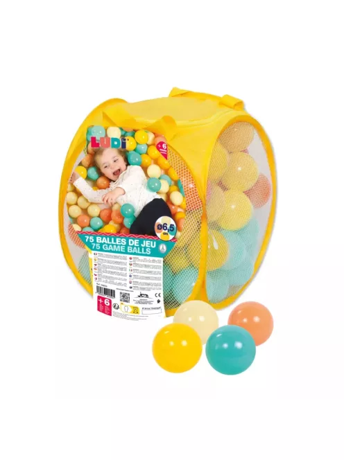 LUDI 75 db-os labdakészlet labdamedencéhez