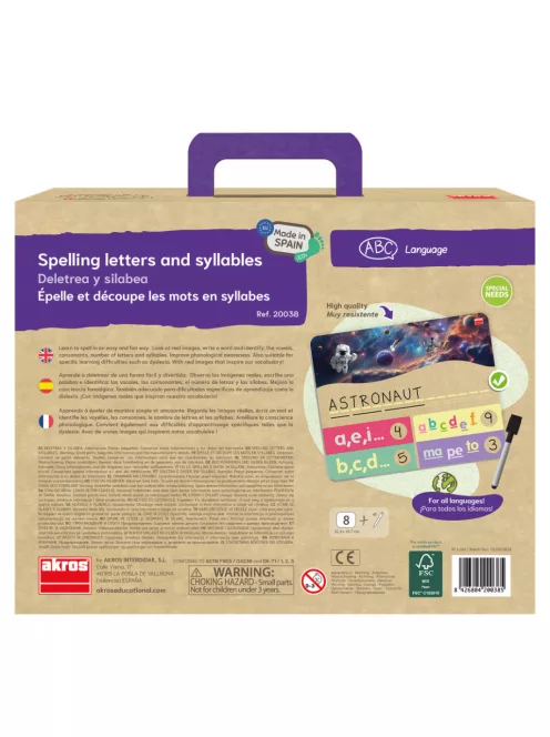 Akros Betűzd és szótagolj