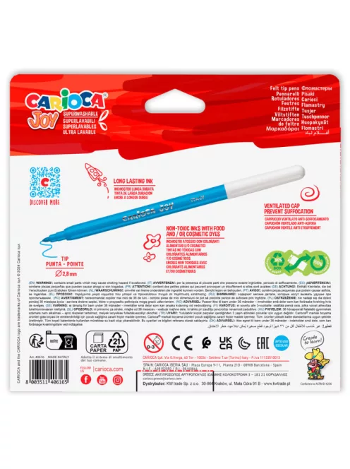 Carioca Joy 36 db-os filctoll készlet