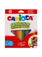 Carioca Supercolor háromszögletű színes ceruza 24 db-os