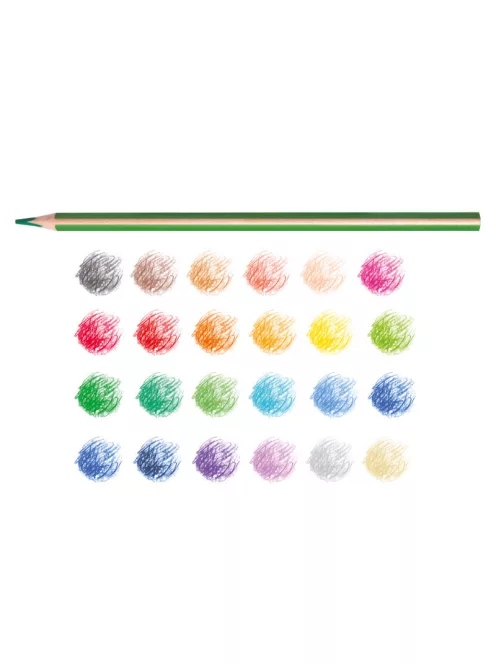 Carioca Supercolor háromszögletű színes ceruza 24 db-os