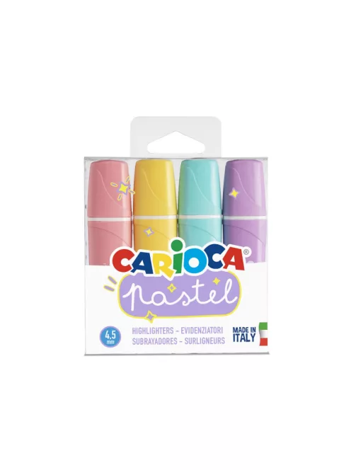 Carioca 4db-os Pasztel Szövegkiemelő készlet