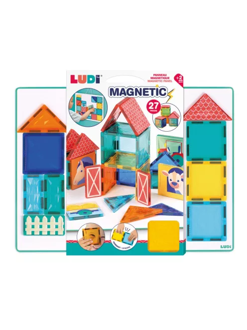 LUDI Mágneses építőkészlet