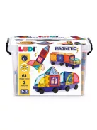 LUDI Mágneses építőkészlet - járművek