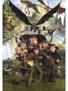 Clementoni 180 db-os SuperColor puzzle - Így neveld a sárkányodat