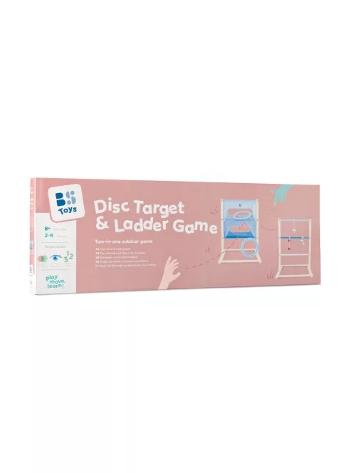 BS Toys 2 az 1-ben Létrás célbadobó és karikadobáló játék