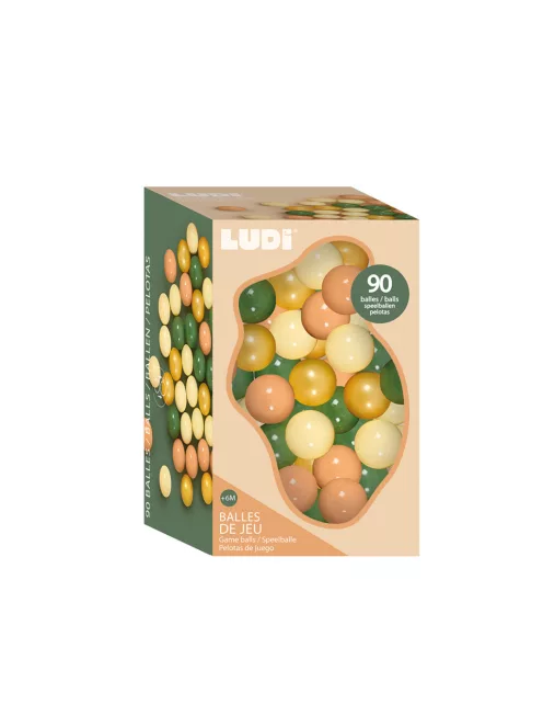 LUDI 90 db-os labdakészlet labdamedencéhez