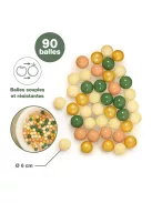 LUDI 90 db-os labdakészlet labdamedencéhez