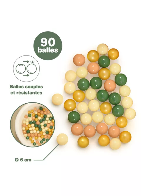 LUDI 90 db-os labdakészlet labdamedencéhez