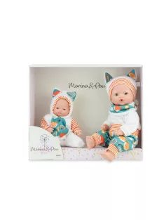   Marina&Pau baba - Vanília illatú Little Family babák 40cm és 26cm