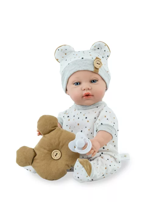 Marina&Pau baba - Tito baba mackópajtással -38cm