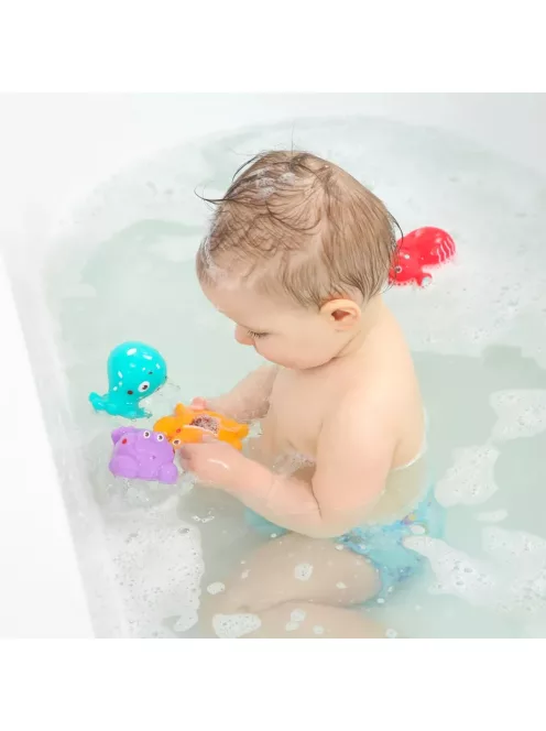 LUDI Tengeri állatkák - 4db-os fürdőjáték szett