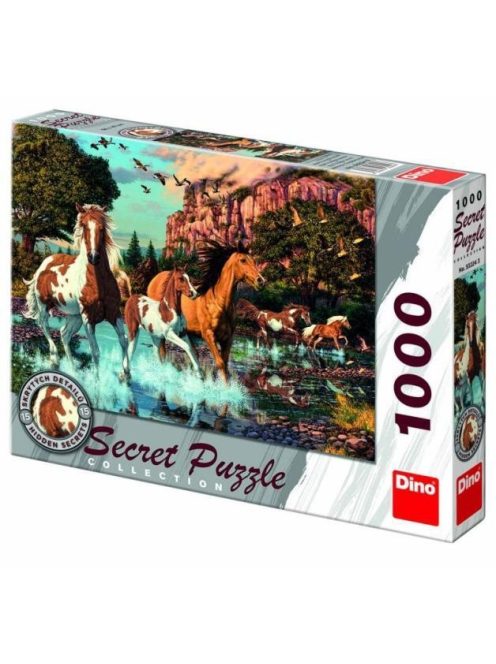 Lovak 1000 darabos titkos puzzle 532649