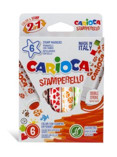 Carioca - Maxi Nyomdás végű filctoll 6db-os