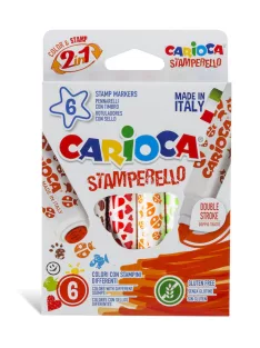 Carioca - Maxi Nyomdás végű filctoll 6db-os