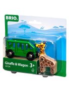 Brio 33724 Szafari vagon állatokkal