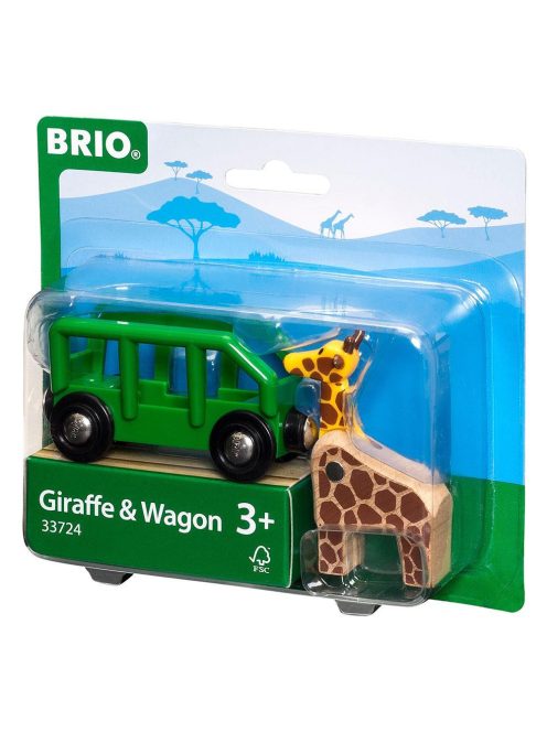 Brio 33724 Szafari vagon állatokkal