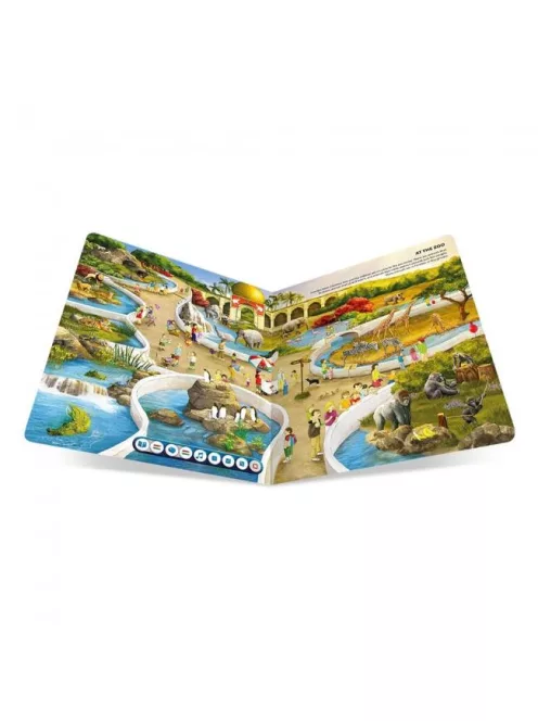 Tolki Interaktív foglalkoztató hangos könyv  Játékosan angolul - kiegészítő