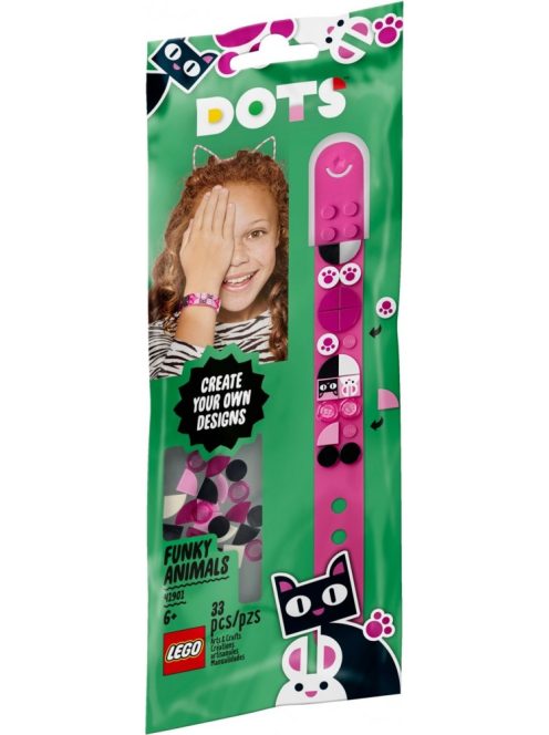 LEGO DOTS 41901 Mókás állatok karkötő
