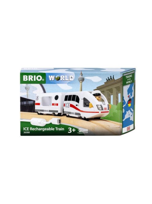 Brio 36088 ICE ÚJRATÖLTHETŐ VONAT (A Világ vonatjai)