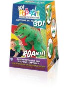 Pop Art Full 3 D - Dinosaurier T Rex