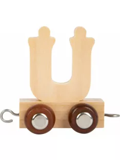   Ábécé betűvonat - Ü betű - natúr színű- oktatójáték - Legler