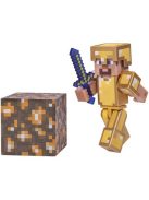 Minecraft Steve arany páncélban