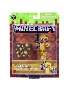 Minecraft Steve arany páncélban