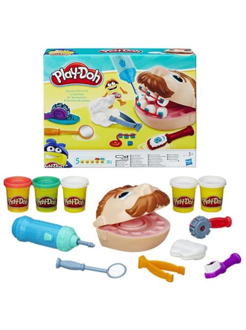 PLAY DOH Dr. Drill és Fill fogászata gyurmakészlet