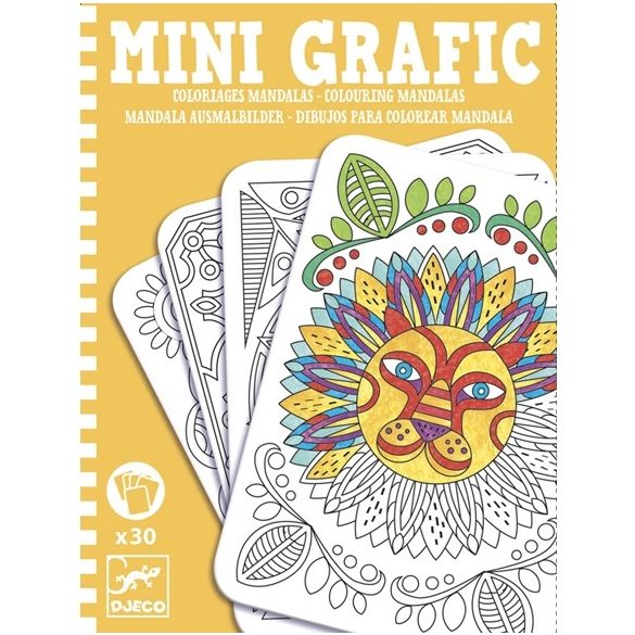 Mini grafika - Mandalák - Colouring mandalas