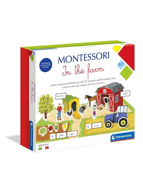 Montessori - A farmon - Clementoni (angol nyelvű játék)