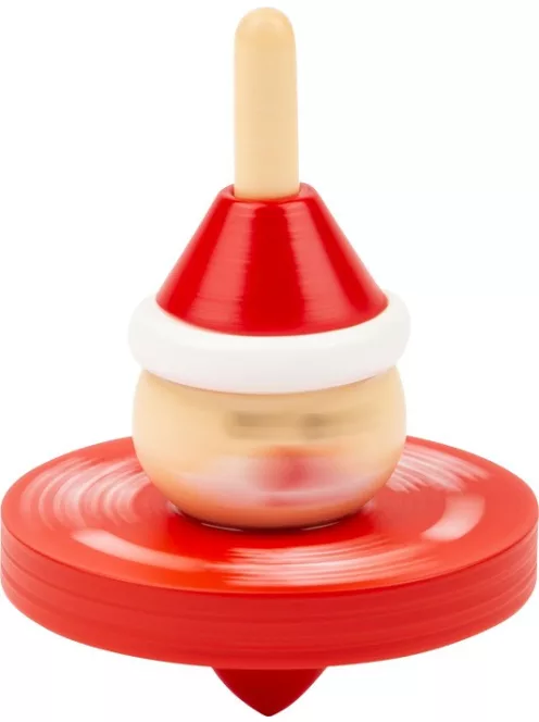 Fa pörgettyű karácsonyi mintával