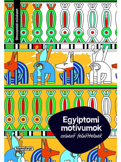 Színező felnőtteknek - Egyiptomi motívumok  - Napraforgó