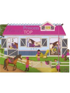 Princess Top - Horses a funny day (pink)