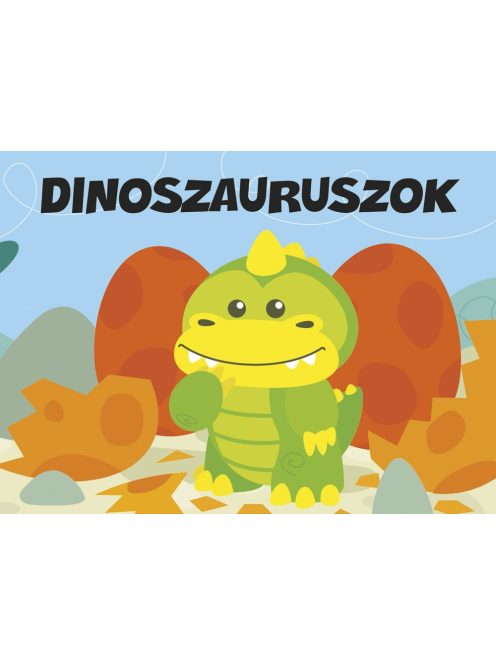 Pancsolókönyv szivaccsal - Dinoszaurusz