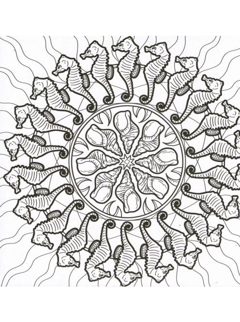 Mandalák és színezők - Víziállatok Napraforgó