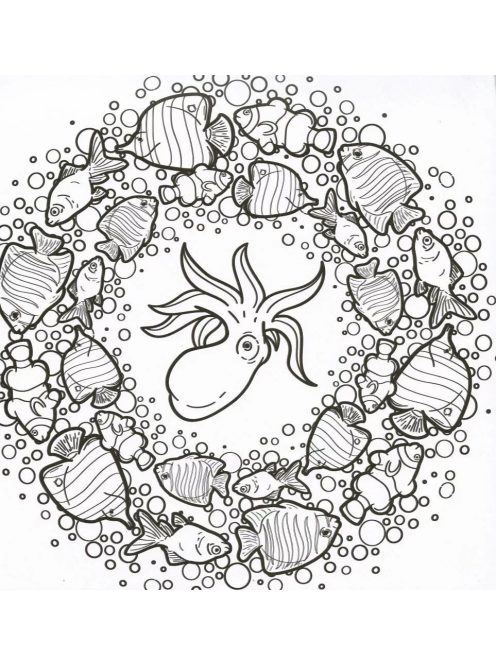 Mandalák és színezők - Víziállatok Napraforgó