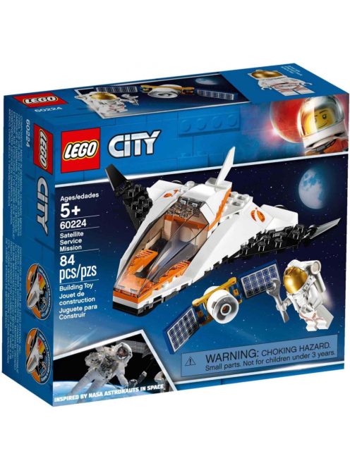 60224-LEGO City Műholdjavító küldetés